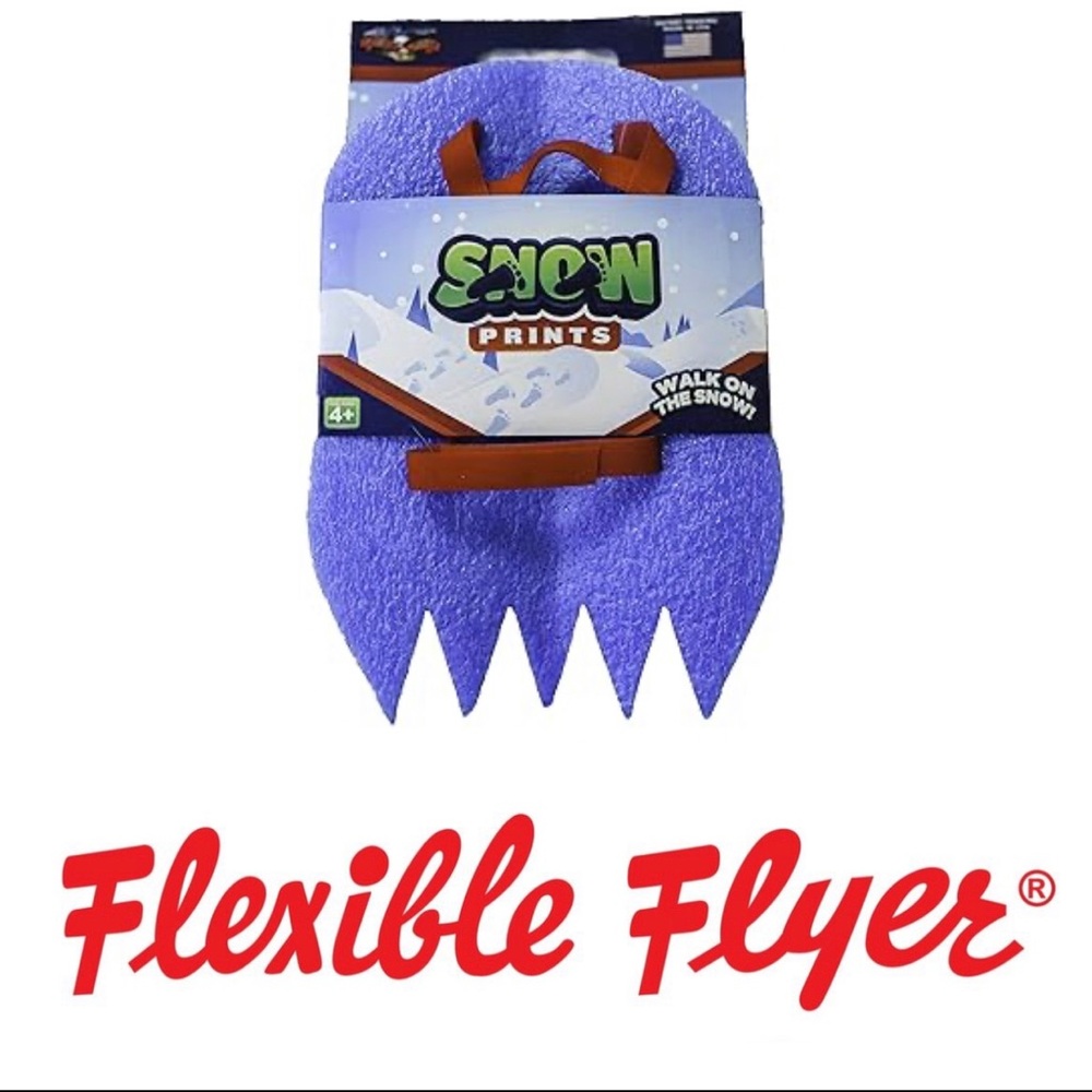 Flexible Flyer Snow Prints Kids Foam Snowshoes